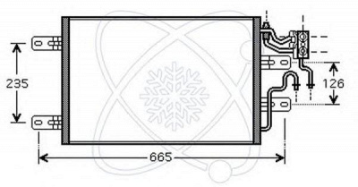 ELECTRO AUTO 30o0044 -  Конденсатор, кондиционер
